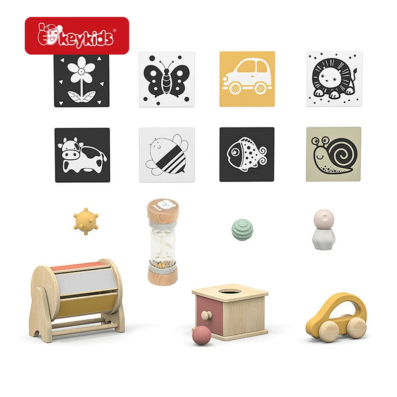 Montessori Coin Box & Shape Sorter Set - Wooden Math Learning Toy for Toddlers Preschool Educational Kit W12F261